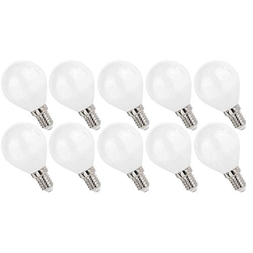 10 x LED Filament Leuchtmittel Tropfen 4W = 40W E14 matt 410lm Neutralweiß 4000K