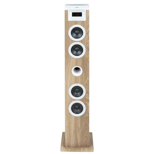 Tour de son Thomson DS121CD Multimedia Bluetooth Lecteur CD télécommande AUX RADIO FM Bois Jeu de lumière LED - vue 7