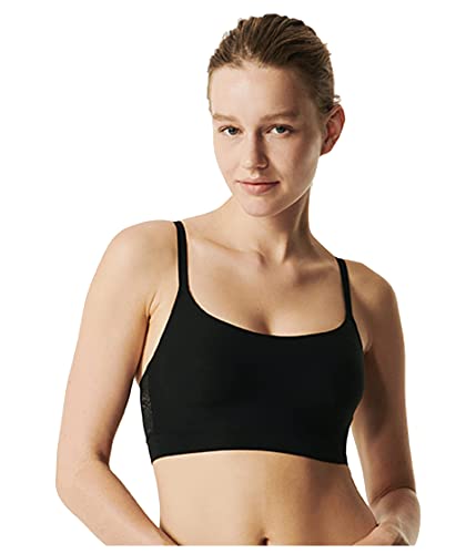 Chantelle Softstretch brassière dentelle femme soutien-gorge rembourré sans armature noir