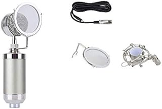 KOOKYY Microphone Microphone, Condenser Recording Microphone for Windows Recording Vocals, Voice Overs, Streaming Broadcast and Videos