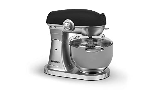 Miniatura 4 de Schneider Robot De Cocina Multifunción 1500 Vatios Bol De Metal De 5,7litros, Varillas Para Mezclar, Amasar Y Batir, Indicador De Velocidades, Negro Scfp57b