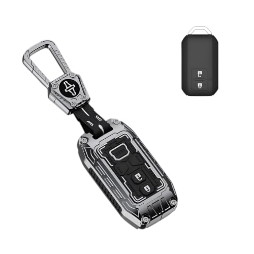 Image of Auto Thrill Premium Key Cover for Baleno, Grand Vitara, XL6, Swift, Brezza, Celerio, Ignis, Ertiga, Dzire, Fronx, Rumion, Glanza, Hyryder - 2 Button Smart Key