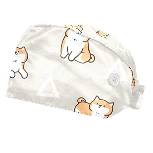 Chapeaux de travail Welsh Corgi casquette pour hommes femmes couvre-chef unisexe cuisine calot