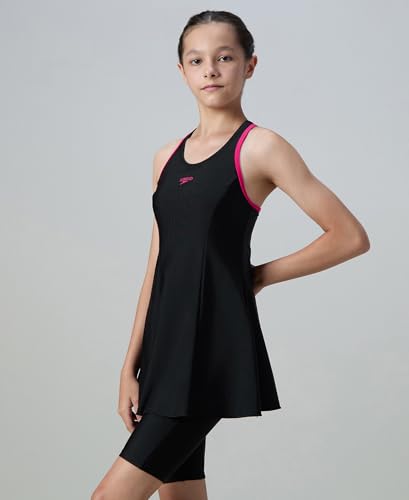 Image of Speedo Girl's Endurance 10 Racerback Swimdress with Boyleg