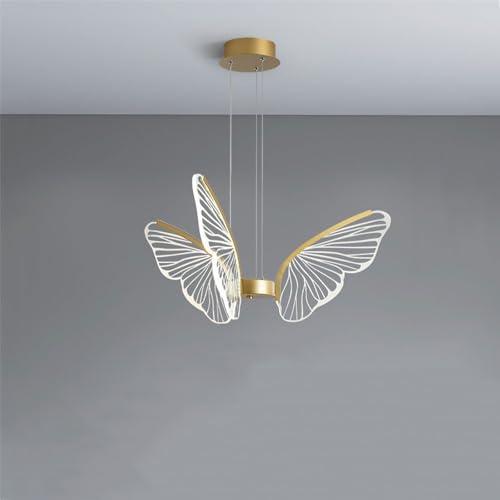 Lustre acrylique dimmable multi-tête à intensité variable en fer