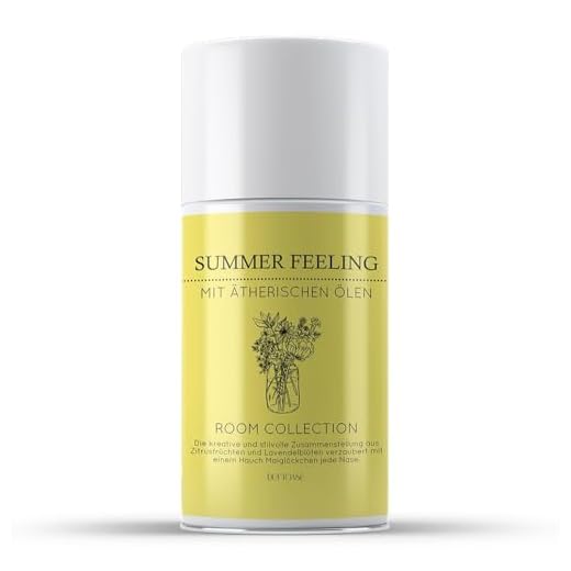 Duftspray "Summer Feeling" | Lufterfrischer für automatischen Duftspender oder zum manuellen Sprühen | Raumduft von REIMA | mit Geruchsabsorber | elegante Blumen-Frucht-Komposition