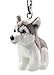 Peluche Husky Porte-clés, 10cm [Jouet] 3330