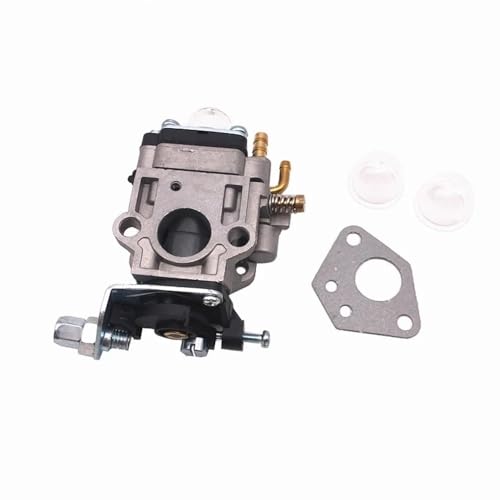 52cc 49cc 43cc 刈払機用キャブレターキット シールホース付き スパークプラグ エンジン40-5 44-5用 CG430 CG520用(Black)