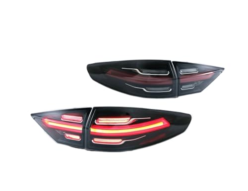 Bloc optique arrière noir avec clignotants séquentiels pour Ford Mondeo et Fusion