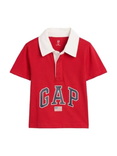 Image of Gap Baby Boys' Short Sleeve Oversized Logo Polo Shirt