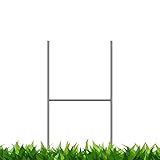 VIBE INK Heavy Duty Metal H-Stakes H Frame Wire Stakes - Yard Sign Stake - Use with 4mm Corrugated...