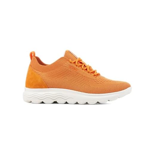 Geox D SPHERICA, Zapatillas, Mujer, Naranja, 40 EU