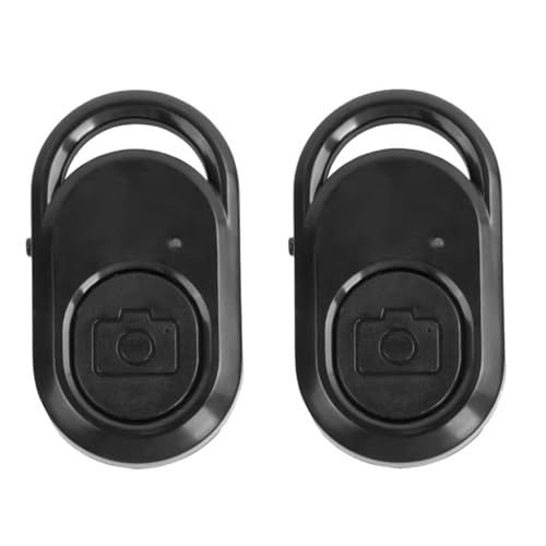 2 Pack Control Bluetooth para Smartphones iOS y Android, Wireless Bluetooth Camera Remote Control, Mando a Distancia Botón Cámara Selfie, Obturador Remoto Bluetooth para Fotos