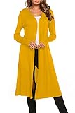 Bluetime Women Plus Size Cardigan Lightweight Drape Duster Solid Open Front Long Maxi Cardigans (XL,...