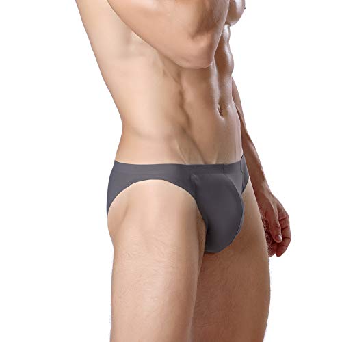 Mens Ice Silk Panty No Trace Bikini Underwear For Men Ultra Thin Brief Thong