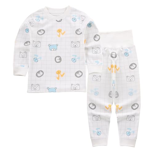 YANWANG 100% Cotton Baby Boys Girls Pajamas Set Long Sleeve ...