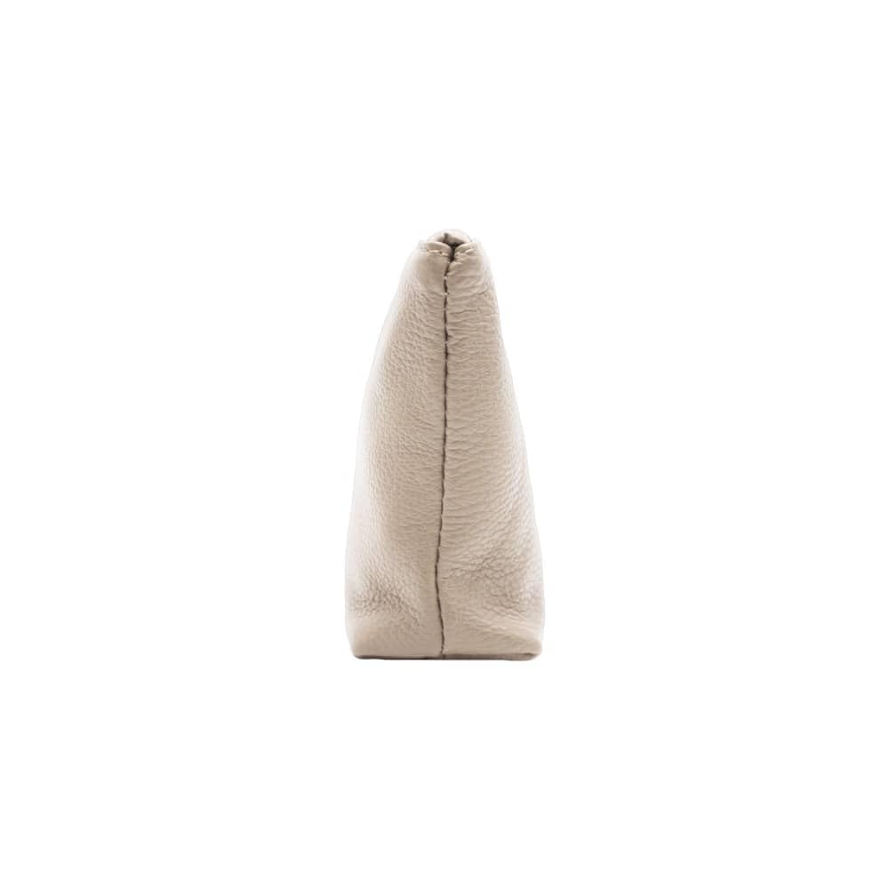 FrasiBags Genuine Leather Toiletry Bag, Cosmetic Bag for Women Cosmetic Bag for Women Made in Italy, beige, Classic - Image 3
