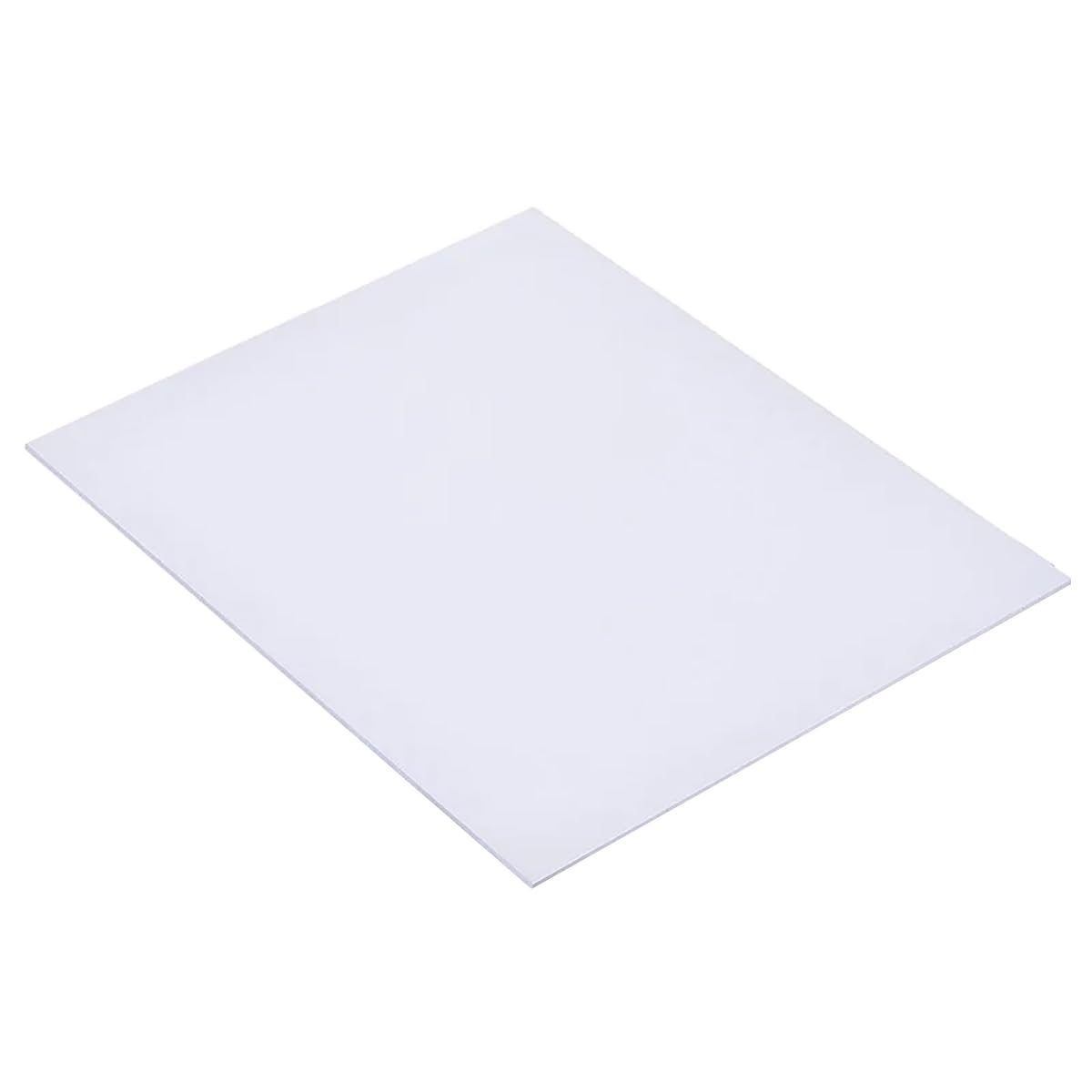 Pannelli in plastica ABS, lastre per modellismo, cartelloni pubblicitari architettonici, cartelloni pubblicitari, badge per ufficio, bianco, 1 pezzo, 200 x 200 x 5 mm