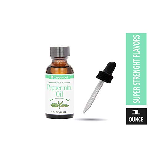 LorAnn Oils Peppermint Flavoring 1 Ounce with 1 ounce dropper