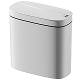 Étanche : pour plus de commodité dans la salle de bain, cette poubelle en plastique intelligente dispose de matériaux de haute qualité et d'un design avancé. Fabriqué en plastique ABS + PP, et lisse. Facile à nettoyer. Les poubelles avec couvercles automatiques peuvent être utilisées normalement. Le corps principal de la poubelle est imperméable.