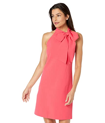 Image of Vince Camuto Women's Sleeveless Halter Tie Neck Shift Mini Dress
