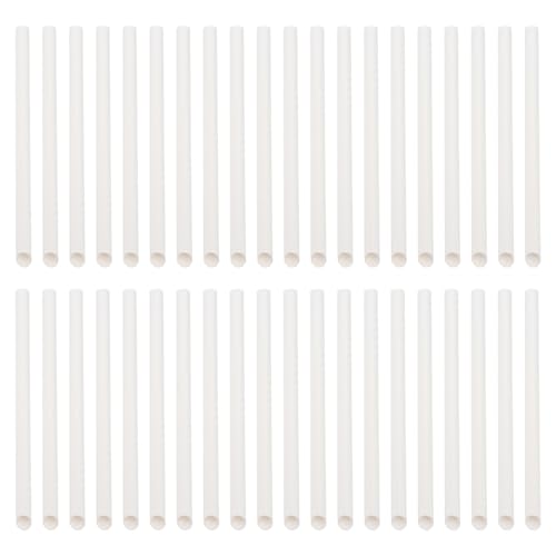 Pitillos de papel desechables 100 piezas 20 cm x 1.2 cm