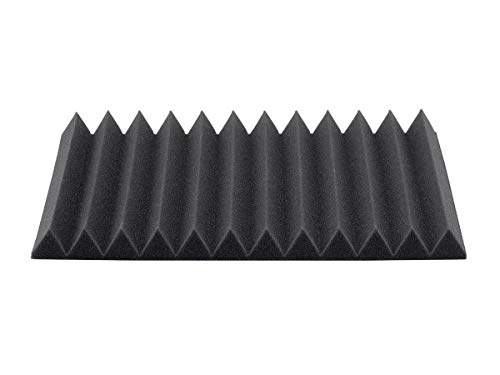 Monoprice Studio Wedges Paneles de Espuma Acústica (Paquete de 12) 12in x 12in x 1in, Retardante de Fuego, Fácil de Instalar - Serie Stage Right miniatura 2