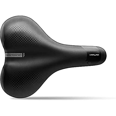 Sportourer Kaalam Gel Fec Alloy Saddle, Soft Touch Hi-Viz, S-Fill Cover
