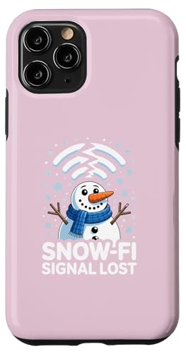 WiFi Snow-Fi Signal Lost Funny winter pun apparel Snowman X}zP[X iPhone 11 Pro p