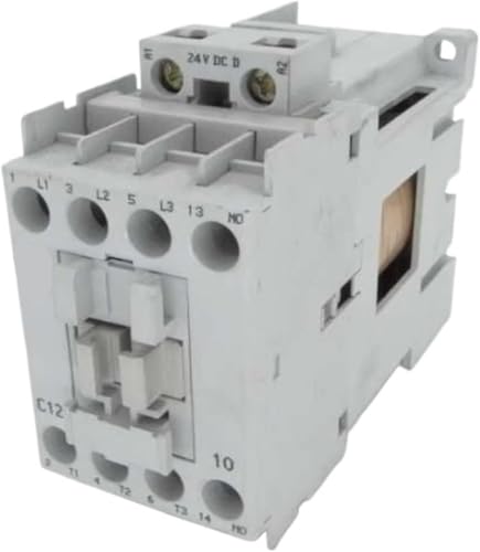 Contacteur 100-C12DJ10 bobine 24V CC tripolaire pour automatisme industriel 12A