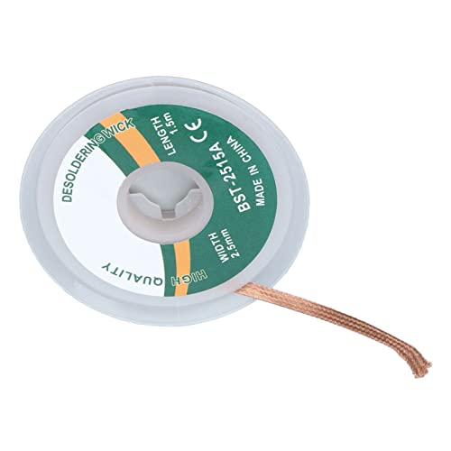 Generic Desoldering Wire Tool Remover Alloy Strong Rope Removal El Absorbing Wire Desoldering Wicks (2.5mm (2515A)), Genericsd0298fvbh-13