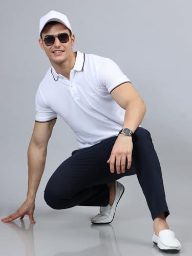 Image of Jack and Jini Men Casual Stretchable Cotton Pants | Chinos | Trousers (Regular Fit)