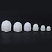 Screw Covers Caps, Toilet Bolt Caps White Rubber Nut Cover 145Pcs Hex Bolt Cap Bolt Hand Tool for Screw Kit Accessories