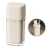 EsiFare 歯ブラシケース ミニ 歯磨きコップ 旅行用 歯磨き収納 トラベル歯ブラシカップ ポータブル 簡約風 歯磨き収納 携帯用 おしゃれ 旅行小物 多機能 軽量 持ち運びに便利 トイレ用品 男女兼用 旅行 出張 会社 学校 家庭用