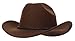 Western Cowboy Hat for Men Women Classic Roll Up Fedora Hat with Buckle Belt(Size:S-M)