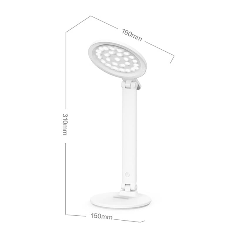 Lampa z ładowarką bezprzewodową, lampa stołowa, lampa biurkowa LED USB, lampka na biurko Lampa stołowa LED Ochrona oczu Lampa biurkowa LED Ściemnianie Nauka Składana lampa stołowa z ładowaniem USB do