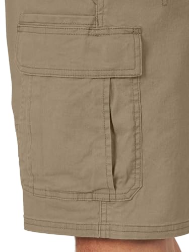 Image of AVANOVA Men's Cargo Shorts with Elastic Waist - Lightweight Cotton Casual Summer Shorts for Gym, Travel & Outdoor Wear | Multi-Pocket Comfy Fit Dailywear Bottoms ((Shorts 264)