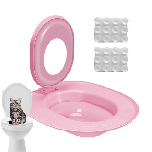 image for Generic Cat Toilet Seat Training Kit | Cat Toilet Training System | Te