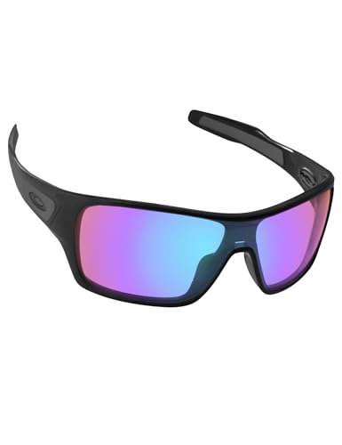 Image of Alphax Tracer Rose Mirrored Polarized Replacement Lenses for Oakley Turbine Rotor OO9307 Sunglasses