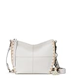 The Sak Leather Crossbody Bag Purse Silverlake Stone Crochet