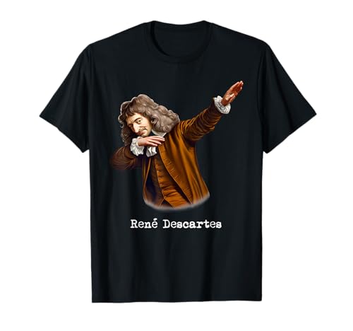 Dabbing Rene Descartes Geometry Physics Mathematician T-Shirt