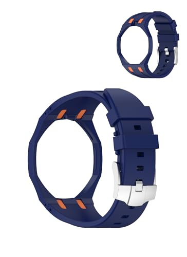 FJIASTB Swatch AP�p ���C�����|�b�v�E�H�b�`�o���h ����\ �V���R�� �ʋC�� �X�|�[�c�X�g���b�v (�u���[)