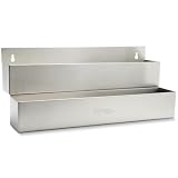 Winco Double Speed Rail, 22-Inch, Stainless Steel