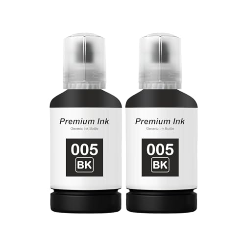 Image of Duplex DTC 005 Ink Compatible for Epson M3140, M3170, M1120, M1140, M1180, M2140 Printers (005 Black Ink 2 Pcs)