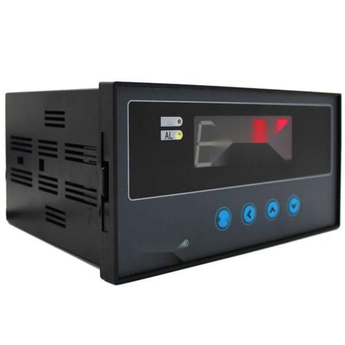 Temperature Pressure sensor display instrument 0-5v / 0-10 / 4-20mA / pt100 with 2 relay output