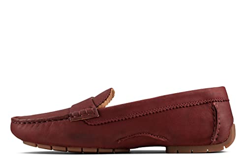 Image of Clarks C MOCC Merlot Leather