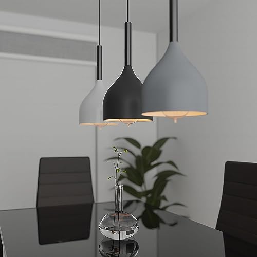 LEDSone Modern 3 Light Pendant Ceiling Lamp Adjustable Height Metal Shades 50cm Bar Nordic Style Hanging Fixture for Dining Room, Kitchen Island, Living Room, Bedroom - Cosy Home Interiors LEDSone Modern 3 Light Pendant Ceiling Lamp Adjustable Height Metal Shades 50cm Bar Nordic Style Hanging Fixture for Dining Room, Kitchen Island, Living Room, Bedroom - Image 7