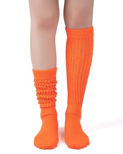 Image of HONGTEYA Slouchy Socks Women Knee High Soft Cozy for Boot