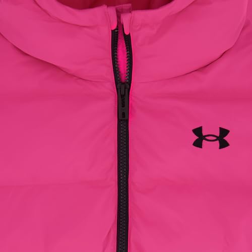 Image of Under Armour Girl's Prime Hooded Puffer Jacket, Lightweight & Water Repellent