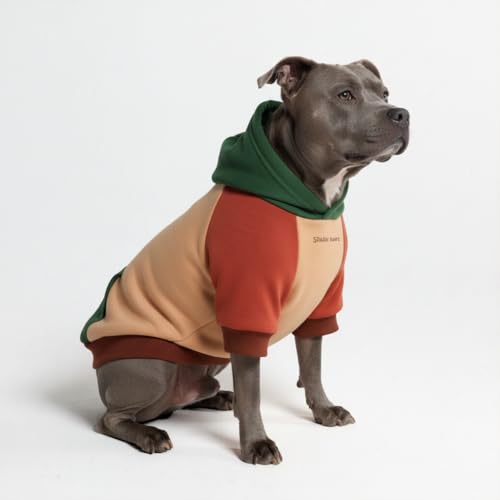 Image of Spark Paws Dog Hoodie - Premium Dog Sweater for Small, Medium, and Large Dogs | Warm Outfits for French Bulldogs, Pitbull, Puppy, Winter Jacket Alternative - Ranger - 4XL